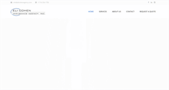 Desktop Screenshot of elicohenagency.com